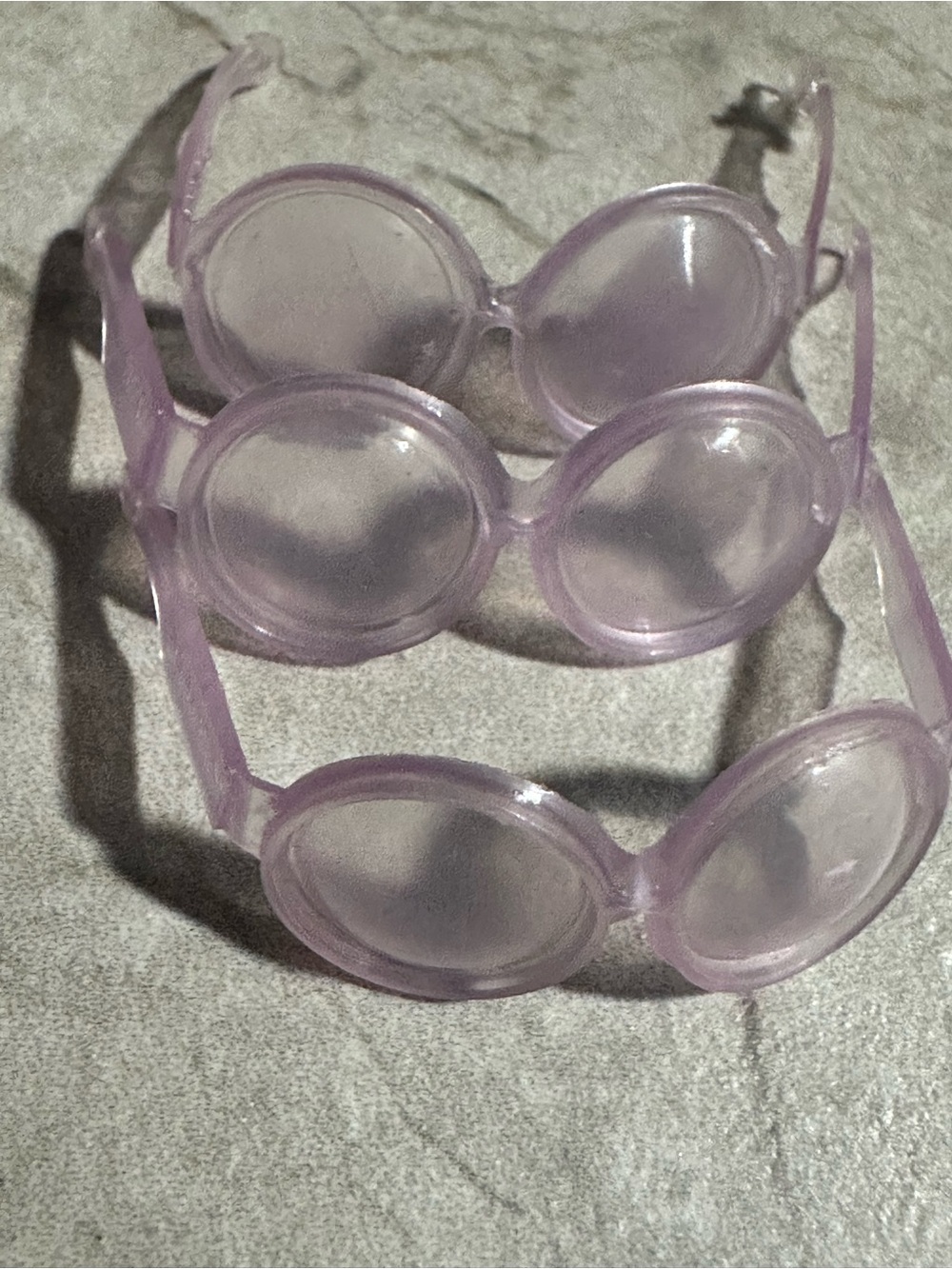 Vintage Barbie sunglasses round purple 1960’s 1970’s (3) - Picture 6 of 8